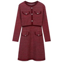 아나운서 원피스 레드 첫출근복장 하객룩 기상캐스터 여자 면접 오피스룩 고급 미시 정장 하객 소개팅룩 여성