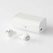 ag TWS04K 화이트 [AG-TWS04K-WH] 완전 무선 이어폰 aptX 대응 최대 180시간 긴 수명 IPX7 방수 스포츠 러닝 텔레워크 리모트 워크 마이크 부착 스마트폰 무선 핸즈프리 통화 양귀 비즈니스