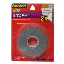 3M 스카치 강력폼 양면테이프 12mmx4M 3140 소품부착 60172EA, 본상품선택