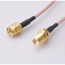 RG316 RG174 케이블 SMA 암-SMA 암 RPSMA-SMA 너트 벌크 헤드 연장 동축 점퍼 피그 테일, RG316 SMA M SMA F_15CM