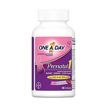 원어데이 One A Day 여성용 산전 종합 비타민 C D E B6 B12 오메가 3 DHA 90정