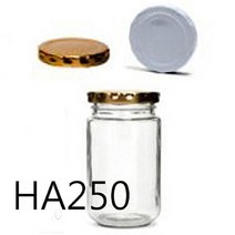힘찬동물원_유리병 HA250(250ml)_(58mm화이트뚜껑) 밀폐용기^힘찬S+orEa!, ＆단일지정상품, ＆단일지정상품