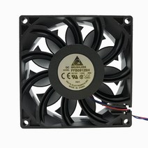 원본 델타 9025 12v 1 04a 9cm 폭력 대용량 서버 섀시 팬 ffb0912sh, 한개옵션0