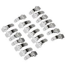 20pcs 빈 스테인레스 스틸 구두 클립 클립 DIY 공예 버클, 보여진 바와 같이, 하나