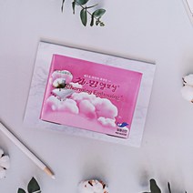 지지배 차밍 엠보싱 순면 패드 화장솜 100매 6개