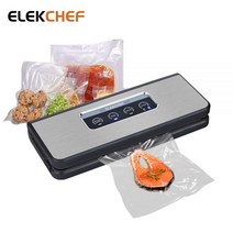 업소용 진공포장기 EKF 무료 진공 씰링 가방이있는 자동 실러 포장기 Sous Vide ooking 용 습식 건식 식품, 01 EU 플러그_01 220-240V 50-60Hz