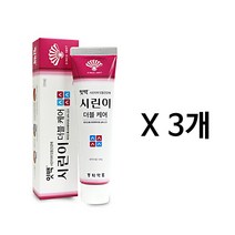 잇백 시린이 더블케어 치약 3개+잇치 칫솔 3개, 단품