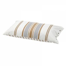 이케아 라프두뇌르트 베개커버 화이트 브라운 스트라이프 50x80cm 505.264.39