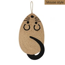캣타워 고양이 스크래치 보드 장난감 나무 그라인딩 네일 스크레이퍼 매트 포스트 방지 사이잘, 02 Mouse, 02 Mouse