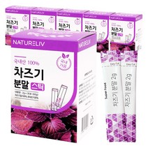 국내산 차즈기 100% 가루 분말 스틱 루테올린 건강식품, 6개