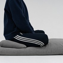 온리품 체스솜 목화솜 천연염색 대방석 명상방석 108배방석 절방석(솜포함) 70X70 60X90 70X110, 이중지-숯색, 목화 솜