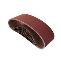POWERTEC 110850 7.6cm x 45.7cm(3 x 18인치) 알루미늄 산화물 샌딩 벨트, 기본