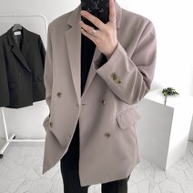 루즈핏 더블 블레이져 자켓(2color)