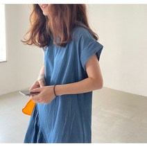 루즈 단색 솔리드 캉캉 민소매 프릴 A라인 롱 원피스 1color (봄 여름 라헤브즈 박시 맥시 루즈핏 데일리 등원룩코디 바캉스 라운지웨어)