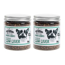 수제로만 반려동물용 한우 소간파우더 70g, 한우 소간, 2개입