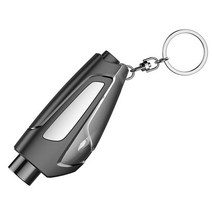 XIHAMA 차량용 비상용 망치 유리해머 탈출용품 레스큐미, B모델(2019), 블랙