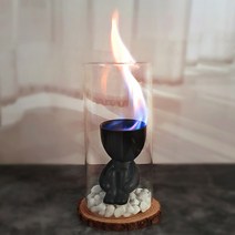 감성 에탄올 불멍 난로 세트 실내 가정용 화로 차박 경수진 홈카페, 오브제 B타입 미니키트