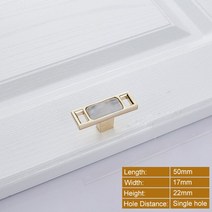 블루 북유럽 대리석 쉘 캐비닛 손잡이 찬장 서랍 및 옷장 당김 주방 가구 하드웨어 96Mm 128Mm, 07 rock-single hole