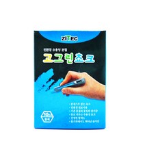일음쇼핑^^m고그린 초크 파랑색(1갑10개입) - 물크레용칠판 분필 탄산 칼슘 칼라일medi^^, ab^^선택없는