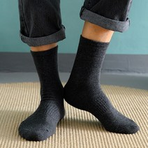 남자기본무지골지 중목양말
