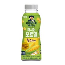 칠성 쉐이크 아침 식사 대용 퀘이커 마시는 오트밀 찰옥수수 건강식 간편식 식단조절 선식 50G 10개, 6세트