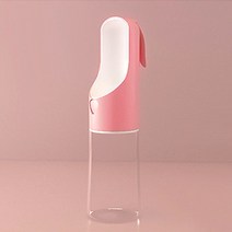 죠스펫 고양이물그릇 투명 대형 유리수반 엎을수없는 대형유리그릇 외 고양이용품 장난감, 죠스펫 강아지 물통 -핑크, 1개
