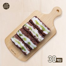 오복떡집 팥시루떡 완두배기 찰떡 팥떡 국내산 찹쌀 영양찰떡 팥고물 시루떡 찰시루떡 식사대용 아침대용 영양간식 낱개 개별포장 영양떡 이사떡 답례떡 세트, 75g X 30개입