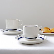 카네수즈 스노우톤 아메리칸잔세트 265ml, 블루, 1세트
