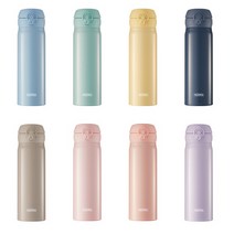 일본 써모스 원터치텀블러 500ml 써모스보온병 써모스텀블러 보온물통 써모스보냉병, 에어리블루
