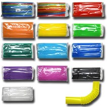 [우수상품]^^&&^^+++ 빨대 색 스트롱 100개 포장 대용량 주름 슬러시, 스트롱 빨대 핑크