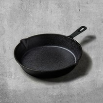 로얄포드 논코팅 주물팬 반영구 천연 무쇠 후라이팬 구이팬 3종, 천연 무쇠 주물팬, 10인치 스킬렛