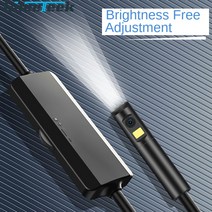 고성능 AN100 듀얼 렌즈 558mm 검사 내시경 9 개 LED IP68 방수 카메라 3in1 마이크로 코드 미국B Type-C 안 드 로이드 pc, [04] 10m, [02] 55mm Hard wire, 04 10m_02 5.5mm Hard wire