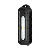 led 빨간색 파란색 어깨 경찰 빛 클립 usb 충전식 손전등 경고 안전 토치 자전거 경고등 조명, 03 W676 Black