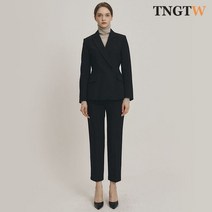 TNGTW 9부 정장 투피스 세트 블랙 THA0CDT03 HBK