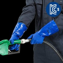 안셀 엣지 EDGE 14-663 36cm 내화학장갑 PVC코팅 면안감 내유장갑 코팅장갑 내마모성 PVC장갑 토탈공구, 10호