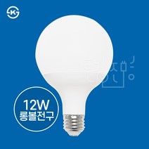 동양조명 LED 볼전구 롱타입 12W E26, 1개, 전구색