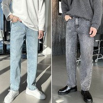 제이본부 남성 레귤러 핏 워싱 데님 청바지 S 2XL 데님팬츠