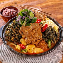 4~5인분 대용량 KBS 생생정보 방영 깊은맛을 내는 비법양념 시래기 감자탕 프리미엄 점보목뼈, 1개