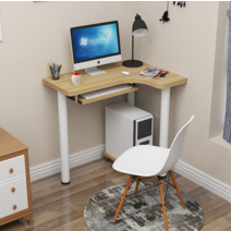 1인용 ㄱ자 코너 책상 컴퓨터 학생 사무실 서재테이블, B