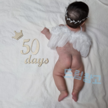 드림창고 아기 셀프 촬영 소품 50일 100일 아기 천사 날개 세트, 천사 날개 + 월계수 헤어밴드
