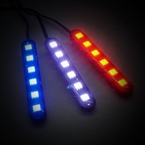 LED경광등 12V 24V 차량용 LED싸이키 모듈내장 스트로브라이트_[230211EA], 본상품선택, 12V-화이트LED