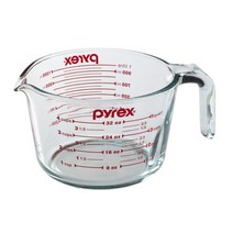 파이렉스 강화유리계량컵 내열유리계량용기 이유식, 1000ml (010765), 1000ml