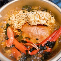속초 중앙시장 홍게라면 밀키트 해장 라면맛있게끓이는법, 1개