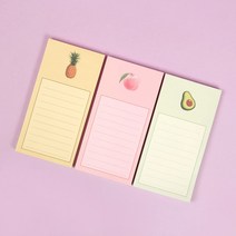 롤코 보태니컬 메모지 떡메모지, 파인애플, 옵션선택