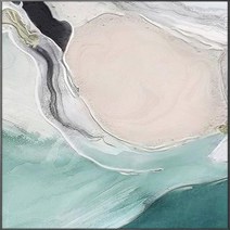북타워 코너선반 사다리 모듈 파티션 100% 수제 유화 캔버스 월 아트 현대 추상 작품 홈 인테리어 그림 거실 침실 식당 장식, 127.90x120cm unframed - Unfram