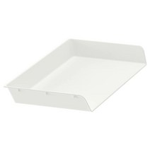이케아 우프다테라 조절식 추가 트레이 화이트 25x50x5.4cm 폴리프로필렌, 단품, 단품