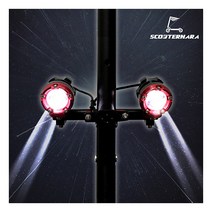 [스쿠터나라] 더 밝은 LED 듀얼 헤드라이트 전동스쿠터 전동킥보드, 상세 설명 참조