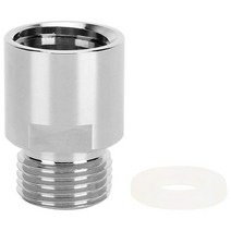 CO2 어댑터 변환기 실린더 암나사 TR21-4 - 소다 Strea용 수나사 CGA320, 01 Silver