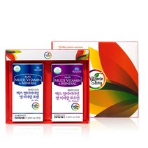 비타민스토리 멀티비타민 미네랄 남성 여성 종합영양제 세트 20대 30대 40대 50대 커플 부부 부모님 종합비타민 파이토케미컬 필수 아미노산, 800g, 1박스