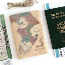 [인디고]코리아맵 여권커버